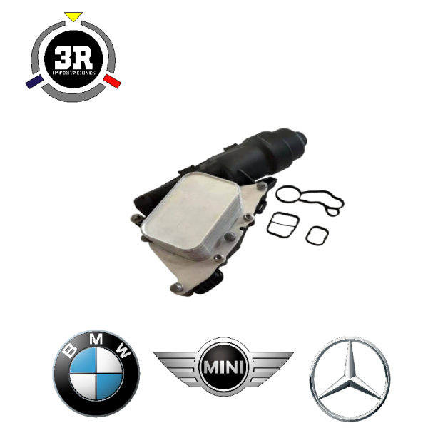 base filtro aceite con radiador bmwx1, f48, mini cooper F55, f56